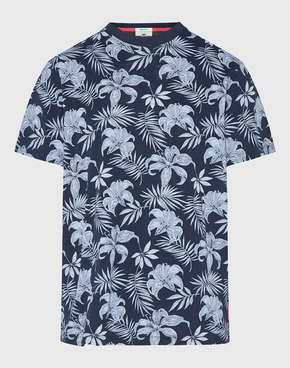 Funky buddha crew neck t-shirt cu imprimeu all over