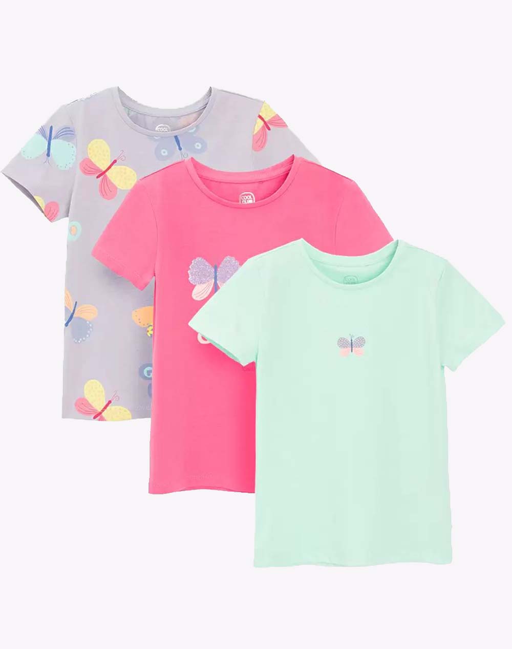 Cool club bluza cu manaca scurta 3 piese fetite