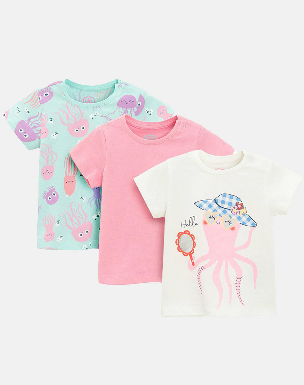 Cool club bluza cu maneca scurta 3 piese fetite