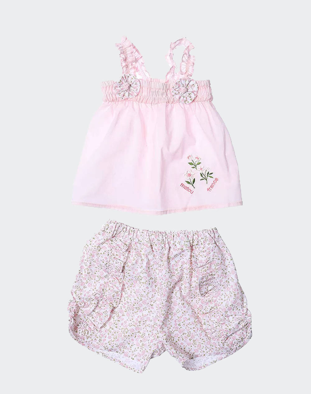 Matou set pantaloni scurti de copii girl