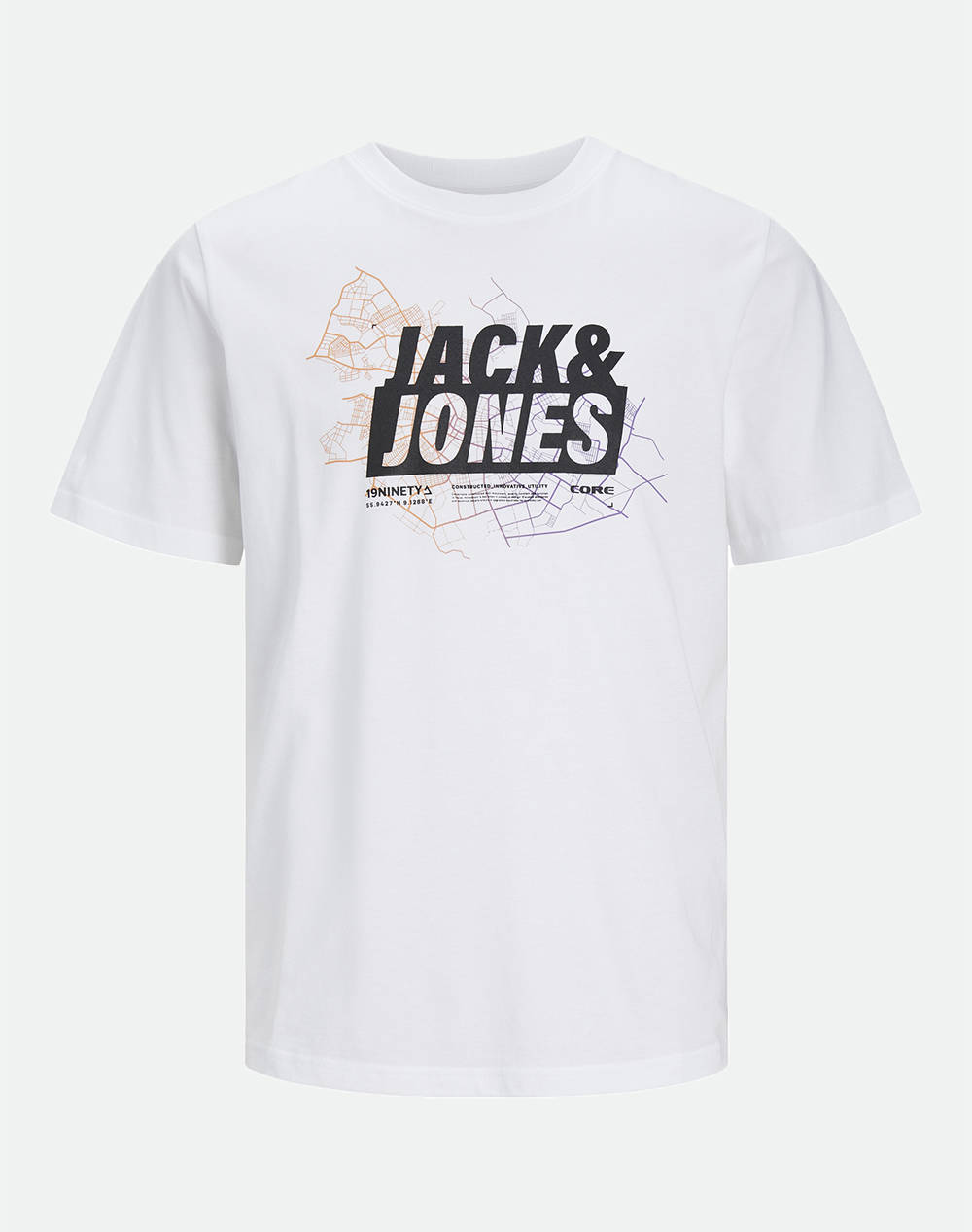 Jack&jones jcomap logo tee crew neck jnr
