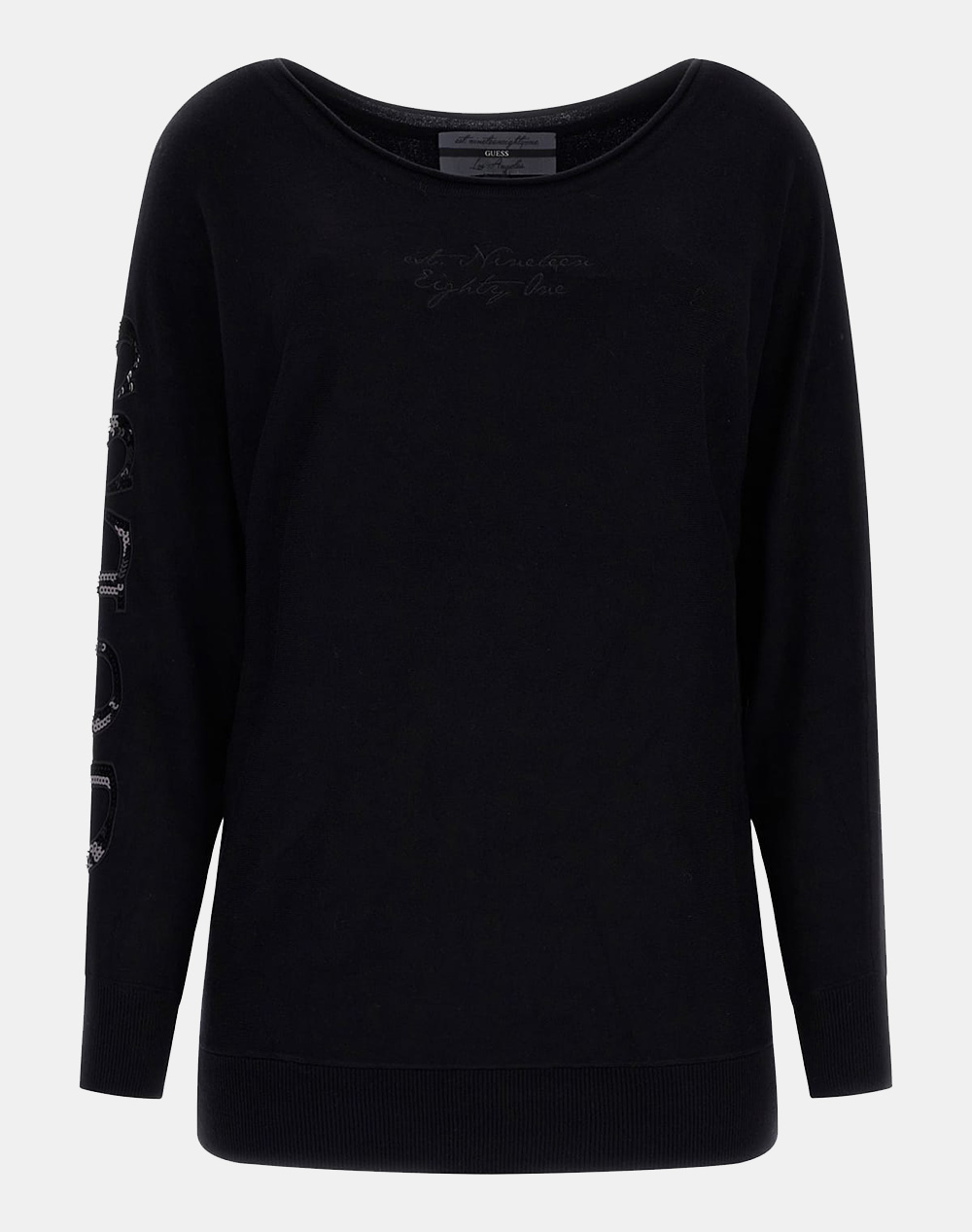 GUESS MAEVE LOGO BAT SLEEVE SWTR HANORAC DE DAMA