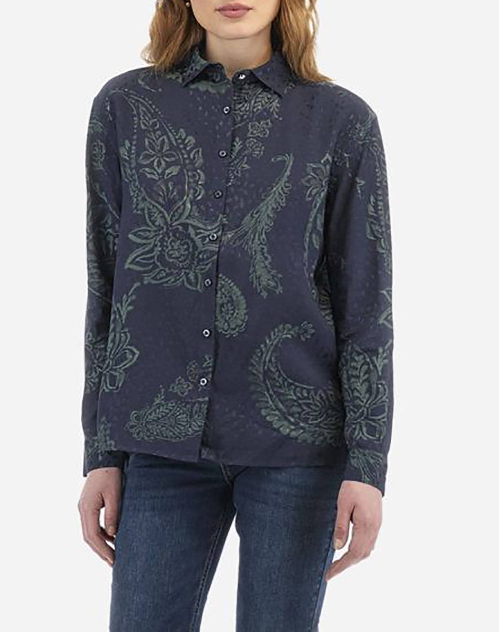 LA MARTINA CAMASA MM WOMAN L/S SHIRT PAISLEY POPLIN