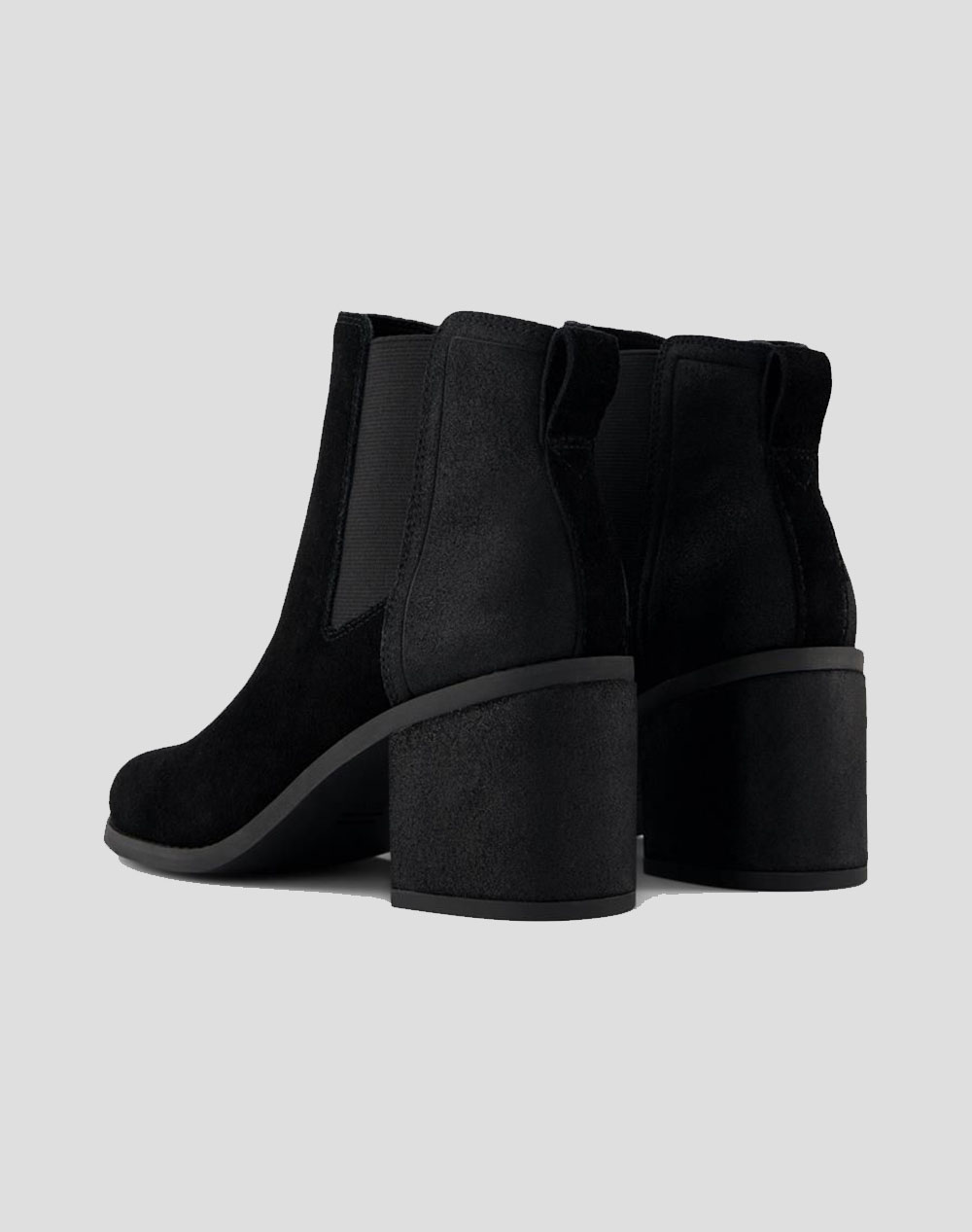TOMS BLK SUE/METL SUE WM EVCHEL BOOT (Inaltime toc : 5 cm)