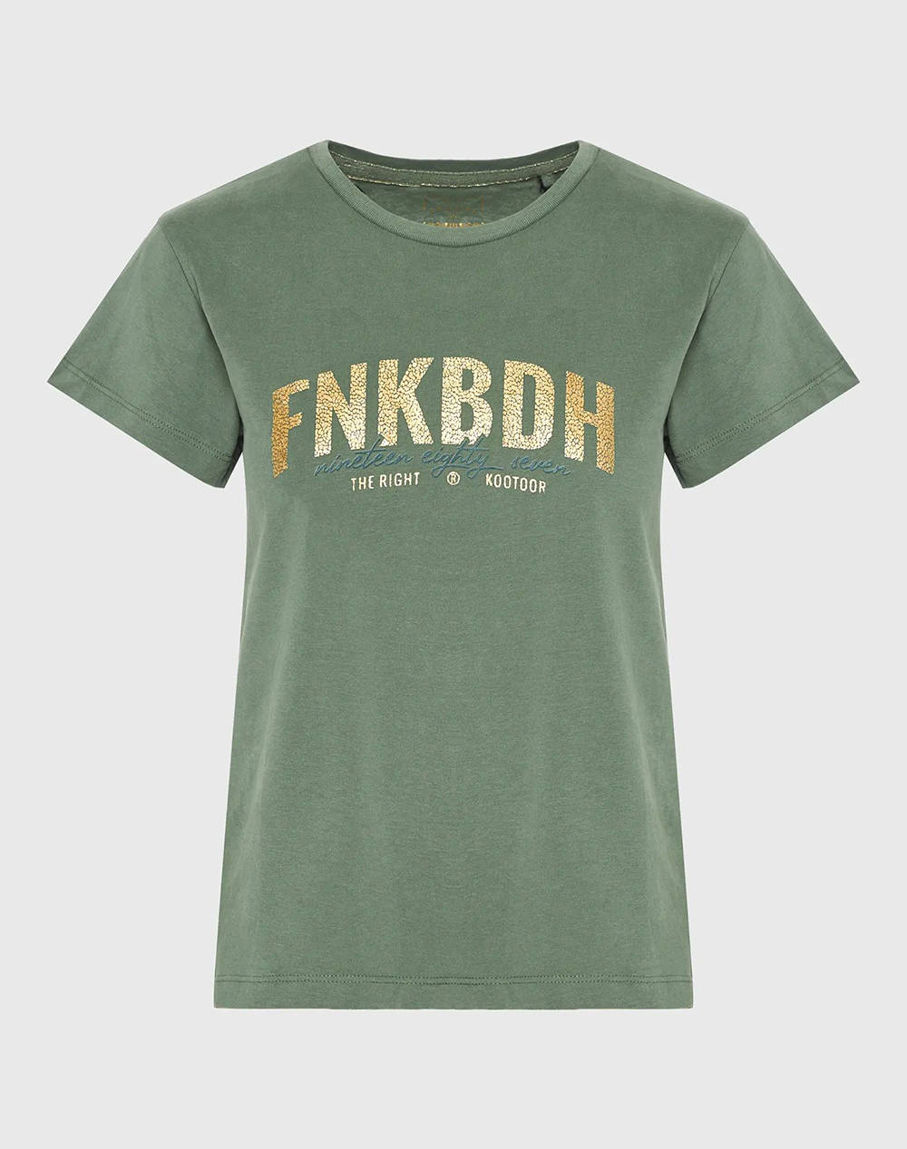FUNKY Bluza de dama cu maneca scurta, imprimata