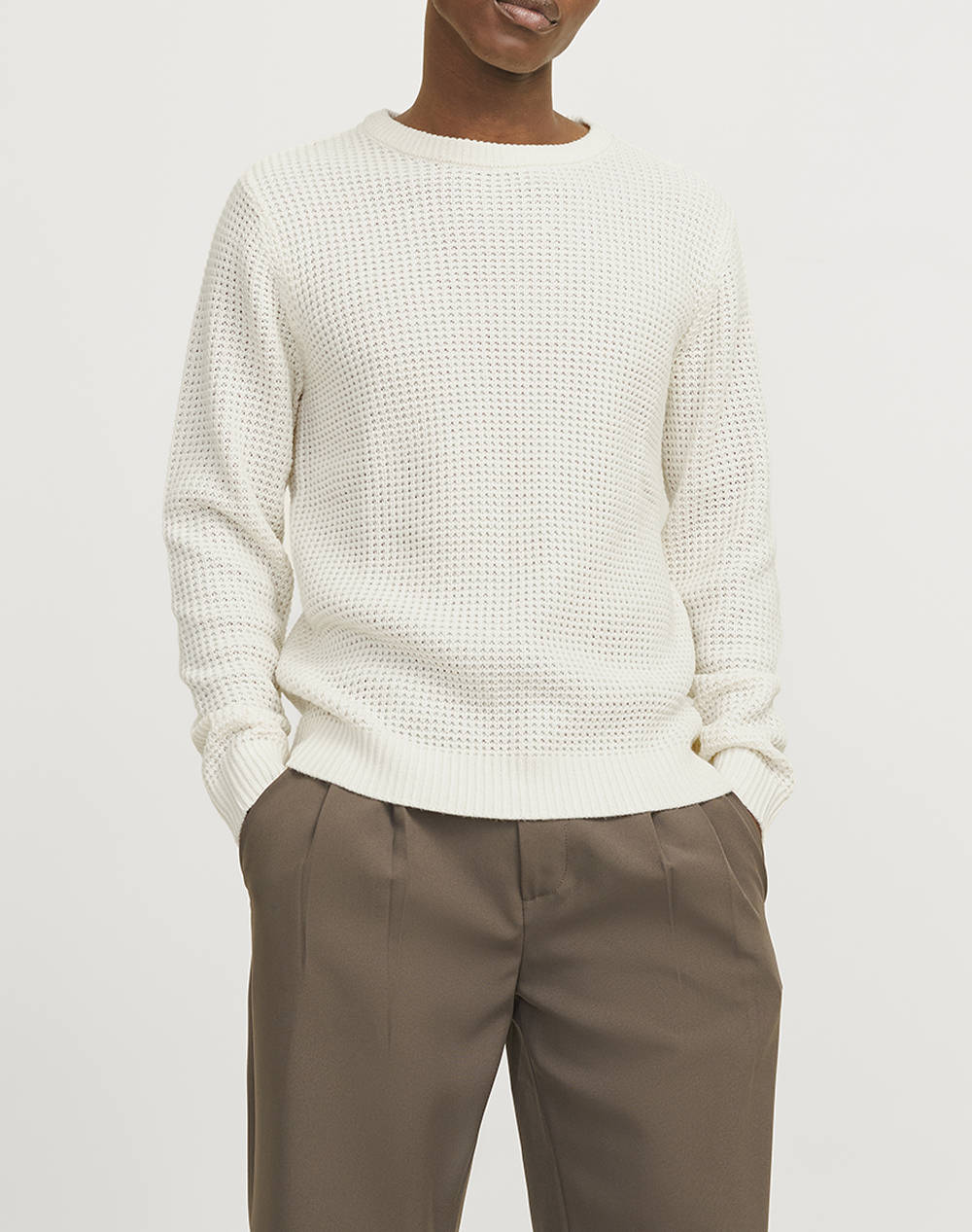 JACK&JONES JJSTUDIO KNIT CREW NECK