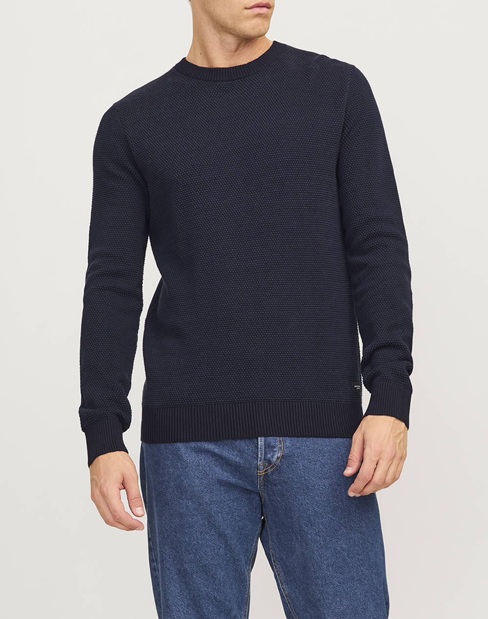 JACK&JONES JJEGLOBE KNIT CREW NECK NOOS