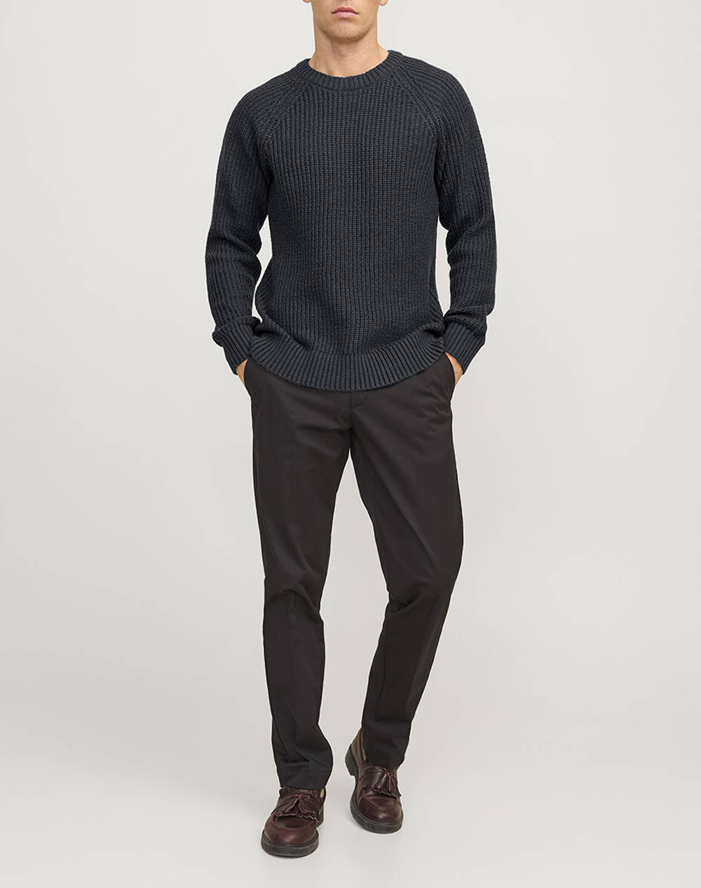 JACK&JONES JJJONES KNIT CREW NECK