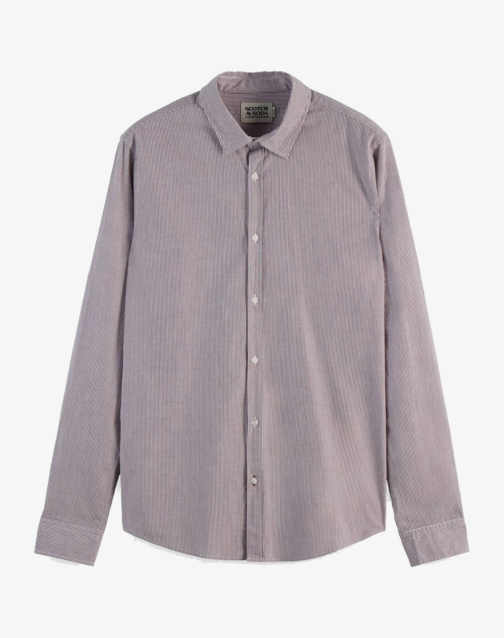 SCOTCH&SODA ESSENTIAL POPLIN STRIPE