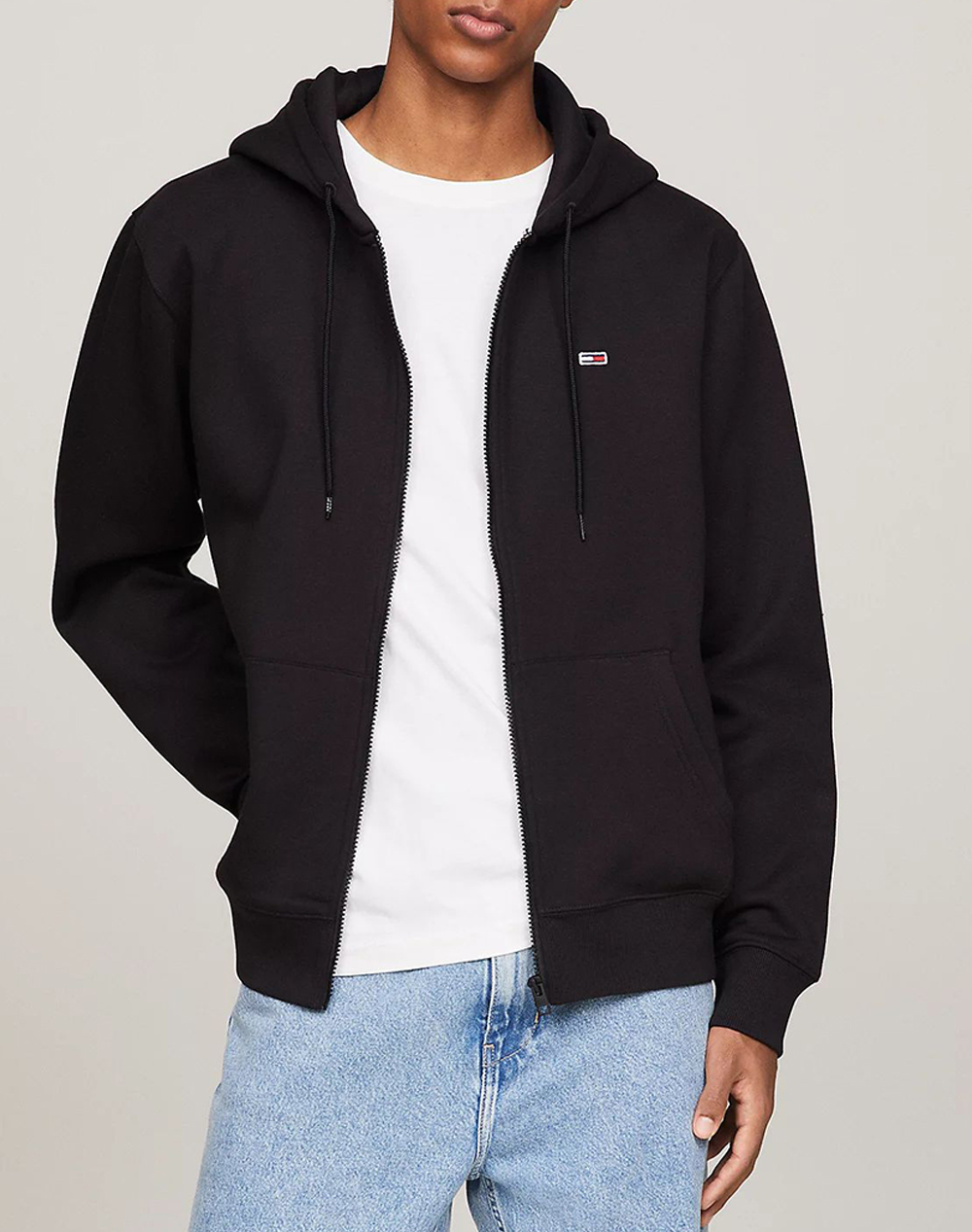 Tommy jeans hanorac tjm regular fleece zip hoodie