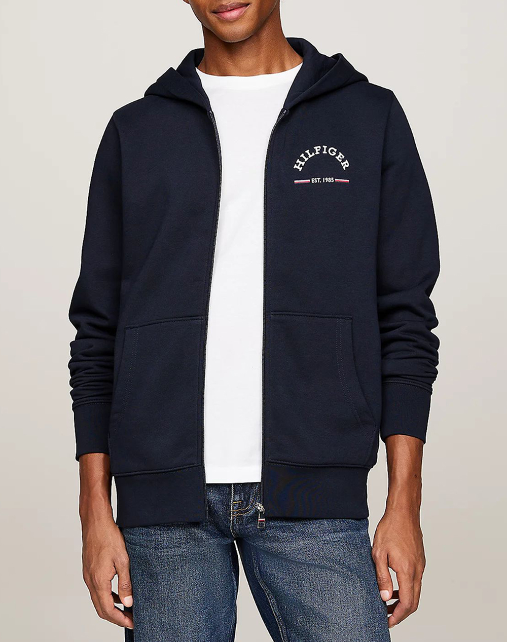 Tommy hilfiger roundall hooded zip through