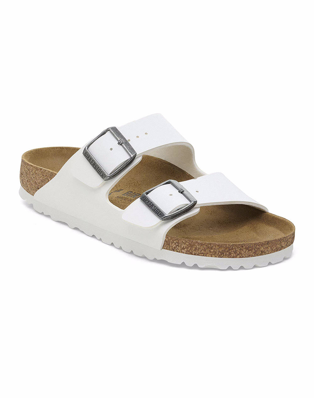 BIRKENSTOCK SYNTHETICS ARIZONA BF WHITE 35 - 46 NARROW CORE ESSENTIAL INCALTAMINTE UNISEX