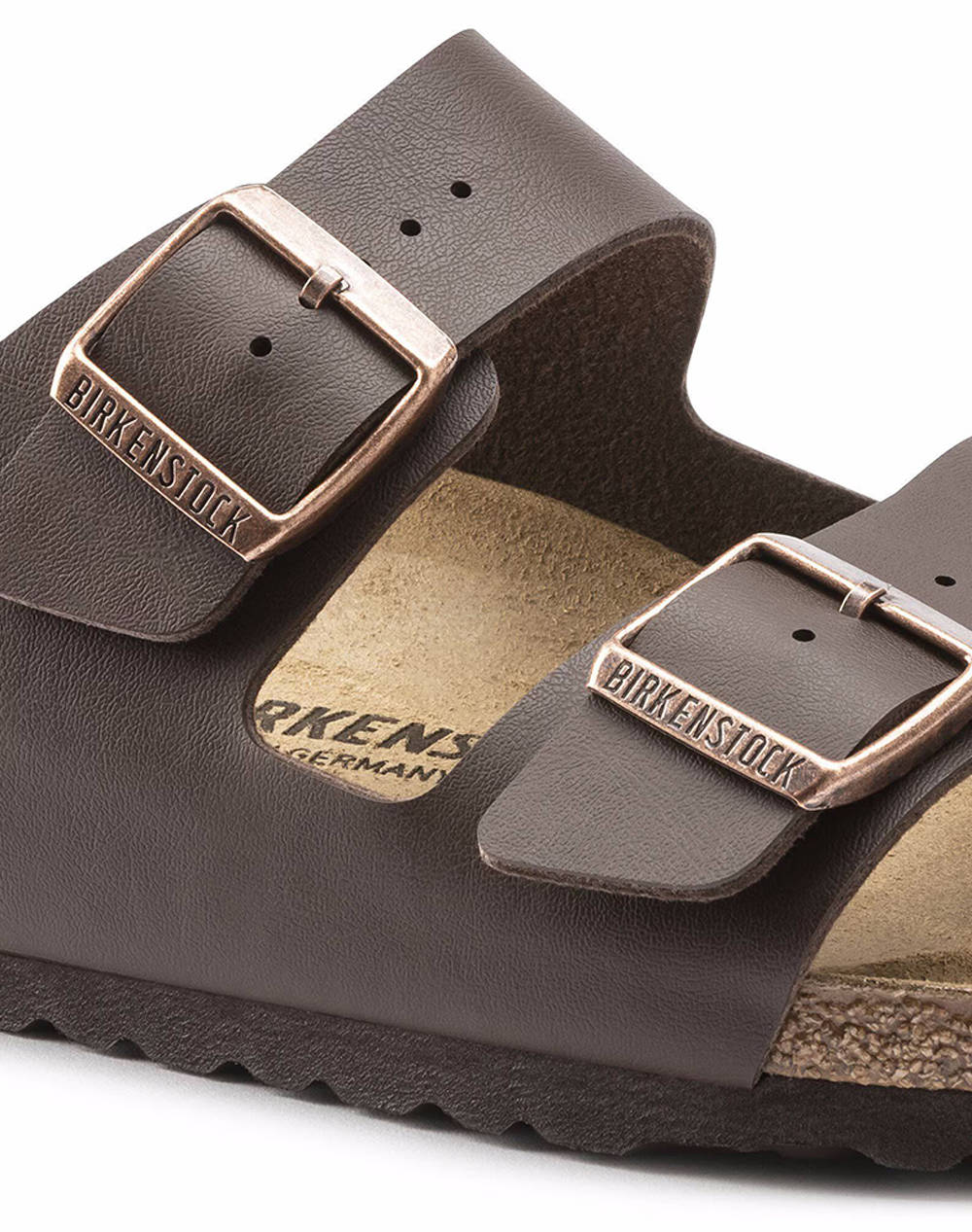 BIRKENSTOCK S26 SYNTHETICS ARIZONA BF DARK BROWN 35 - 50 REGULAR CORE ESSENTIAL INCALTAMINTE UNISEX
