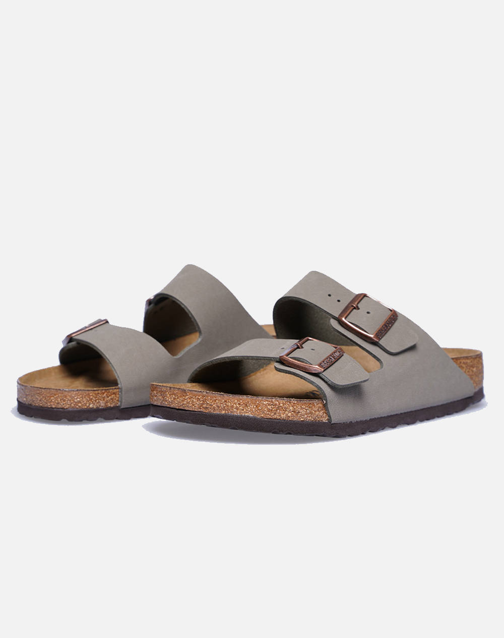BIRKENSTOCK S25 SYNTHETICS ARIZONA BFBC STONE 35 - 50 REGULAR CORE ESSENTIAL INCALTAMINTE UNISEX