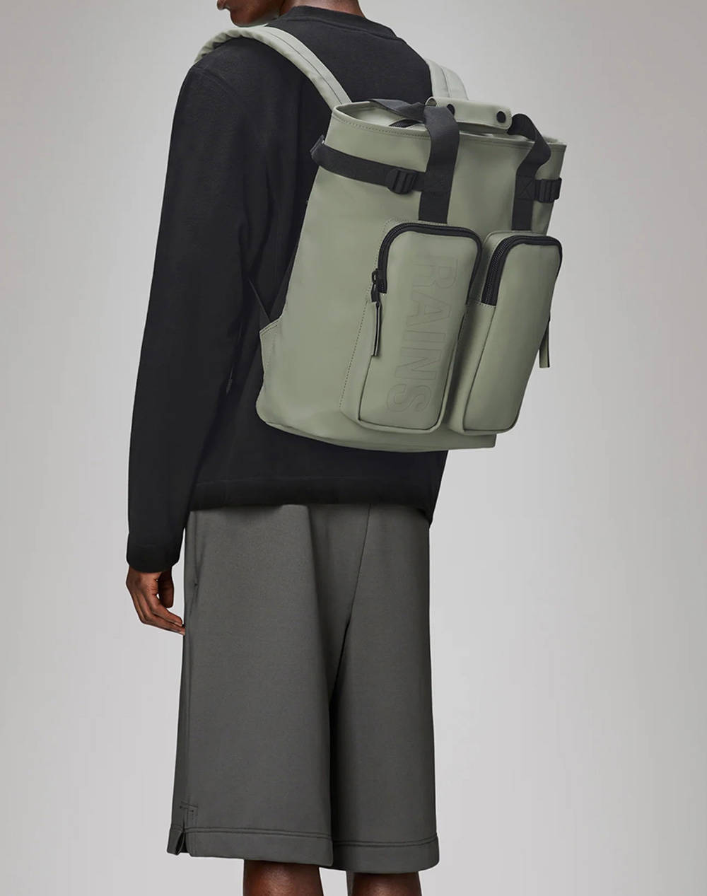 RAINS Texel Tote Backpack W3 (Dimensiuni: 32 x 43 x 12.5cm.)