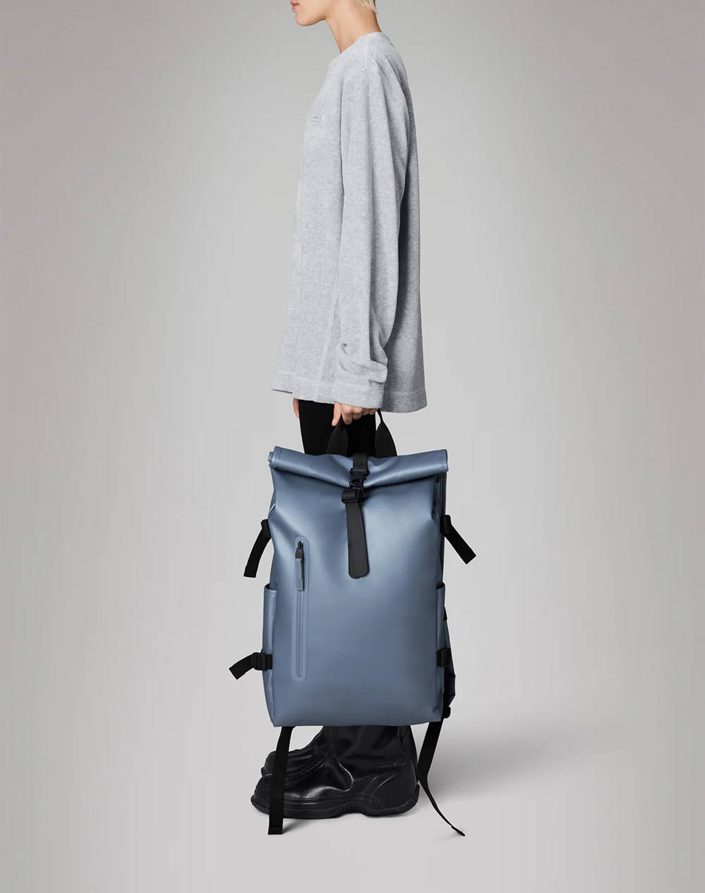 RAINS Rolltop Rucksack Large W3 (Dimensiuni: 32 x 52 x 14cm.)