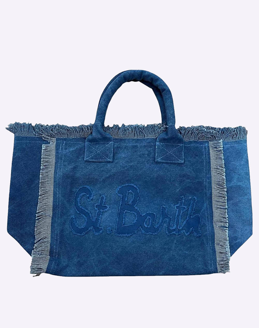 MC2 VANITY PATCH-ACC. BORSA CANVAS DONNA PATCH-ST BARTH DEN (Dimensiuni :40 x 32 x 20cm.)