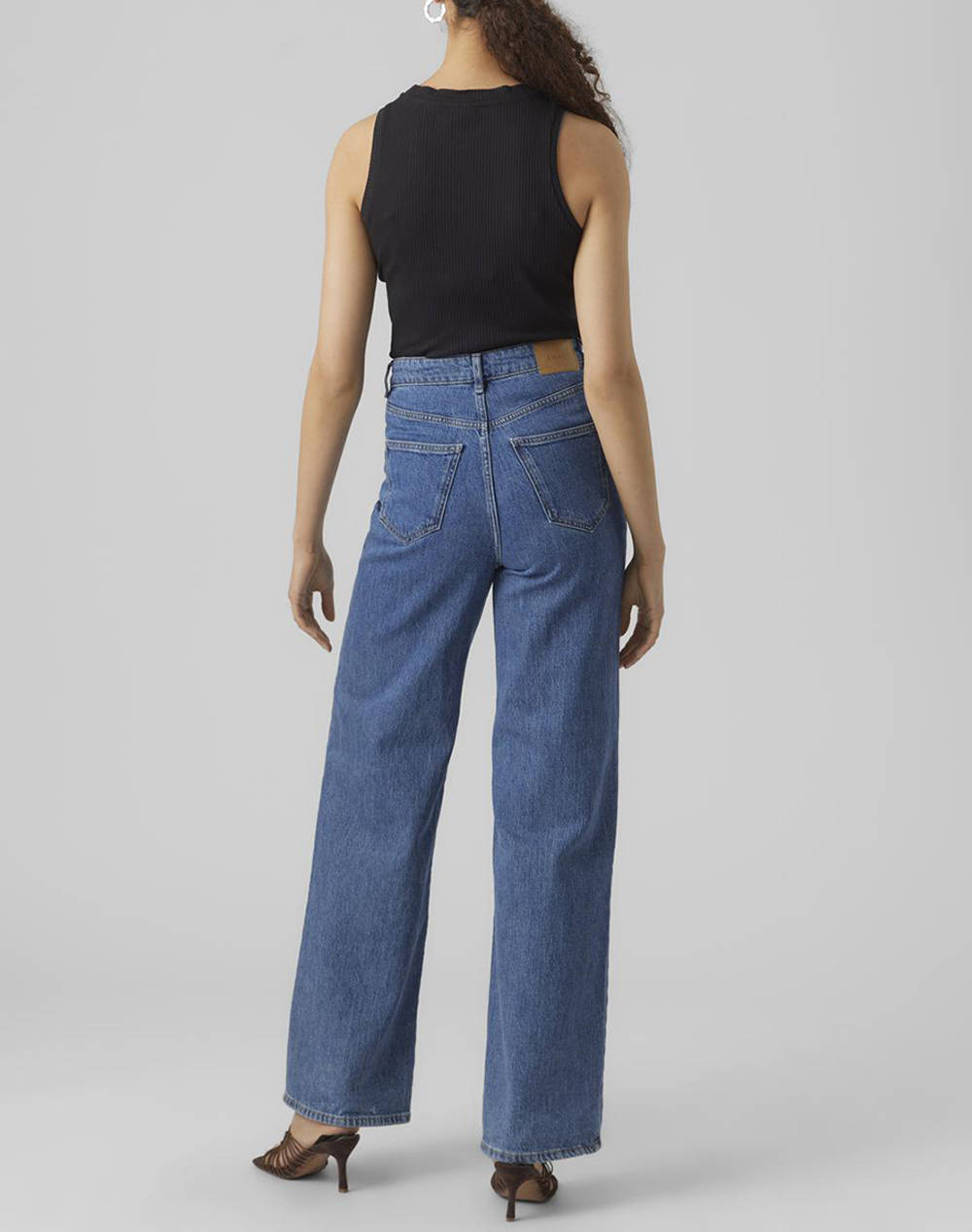 AWARE BY VERO MODA AWLAVENDER SL O-NECK TOP NOOS