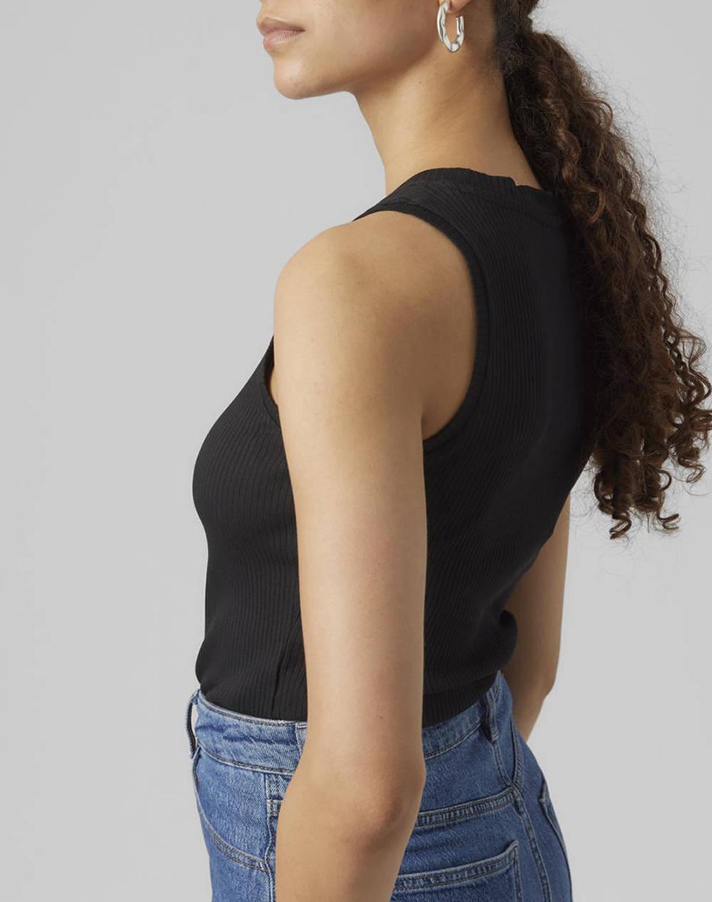 AWARE BY VERO MODA AWLAVENDER SL O-NECK TOP NOOS