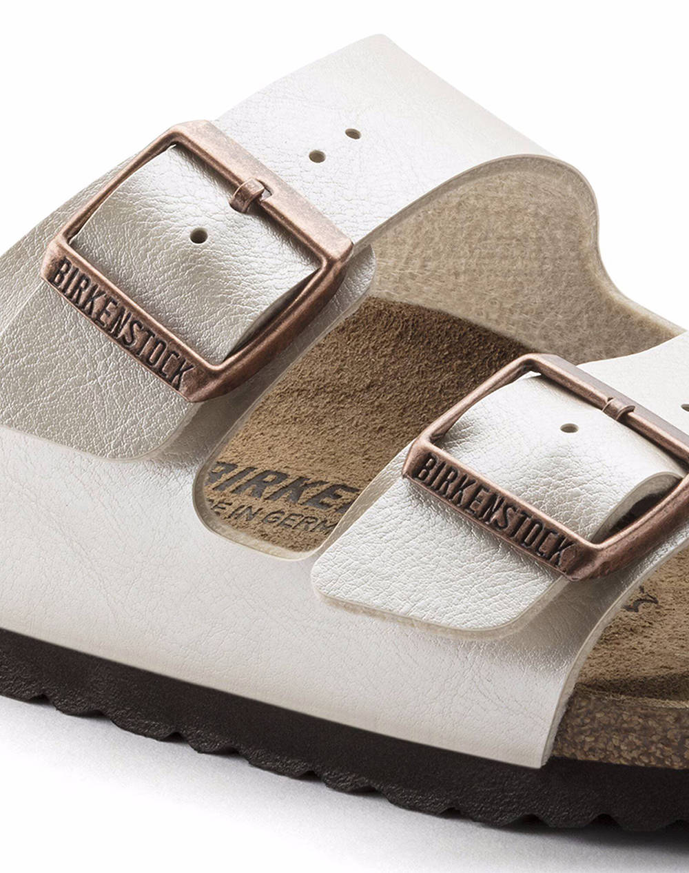 BIRKENSTOCK S26 SYNTHETICS ARIZONA BF GRACEFUL PEARL WHITE 35 - 43 NARROW SEASONAL INCALTAMINTE DAMA