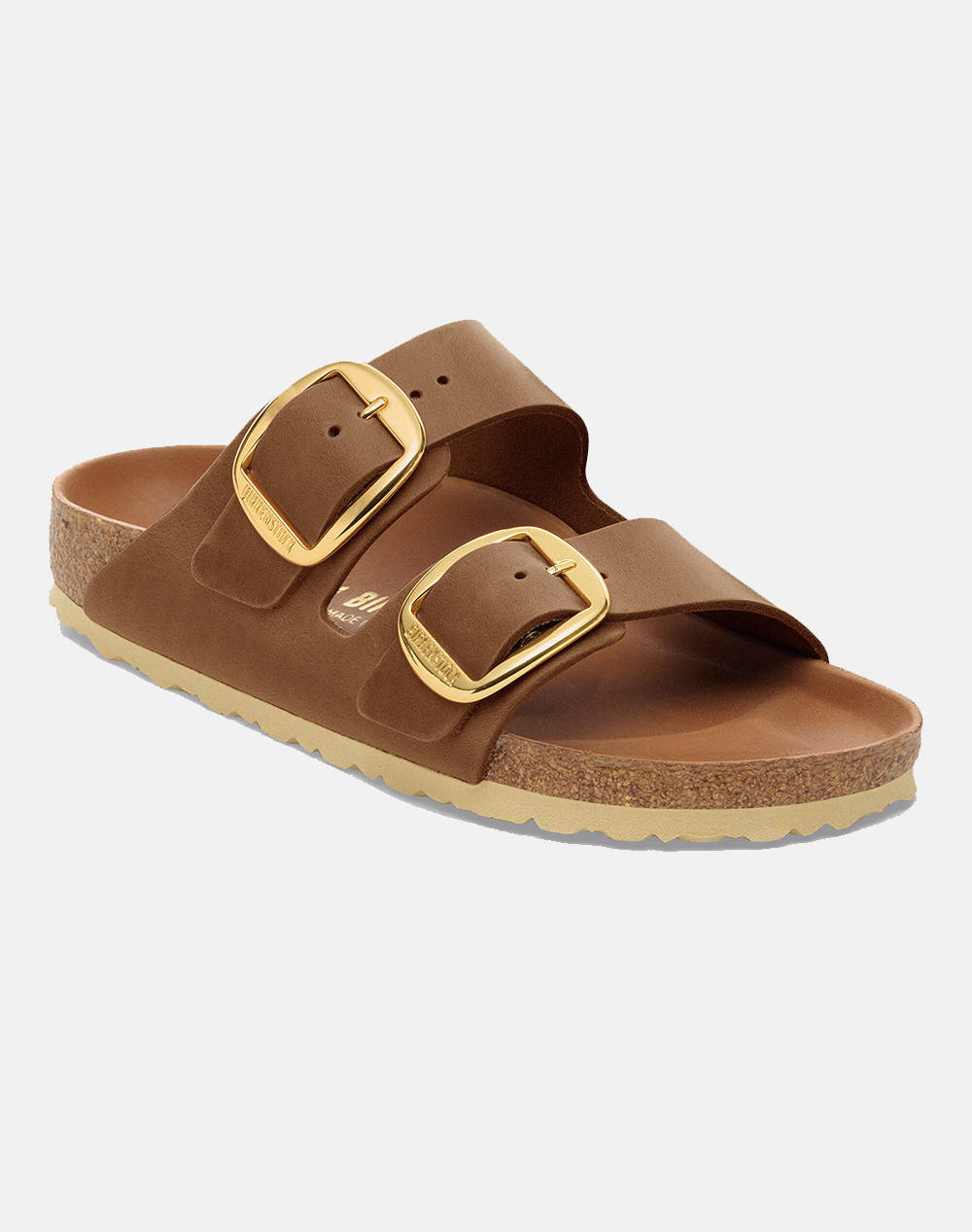 BIRKENSTOCK F25 LEATHER ARIZONA BIG BUCKLE LEOI COGNAC HEX 35 - 43 NARROW CORE ESSENTIAL INCALTAMINTE DAMA