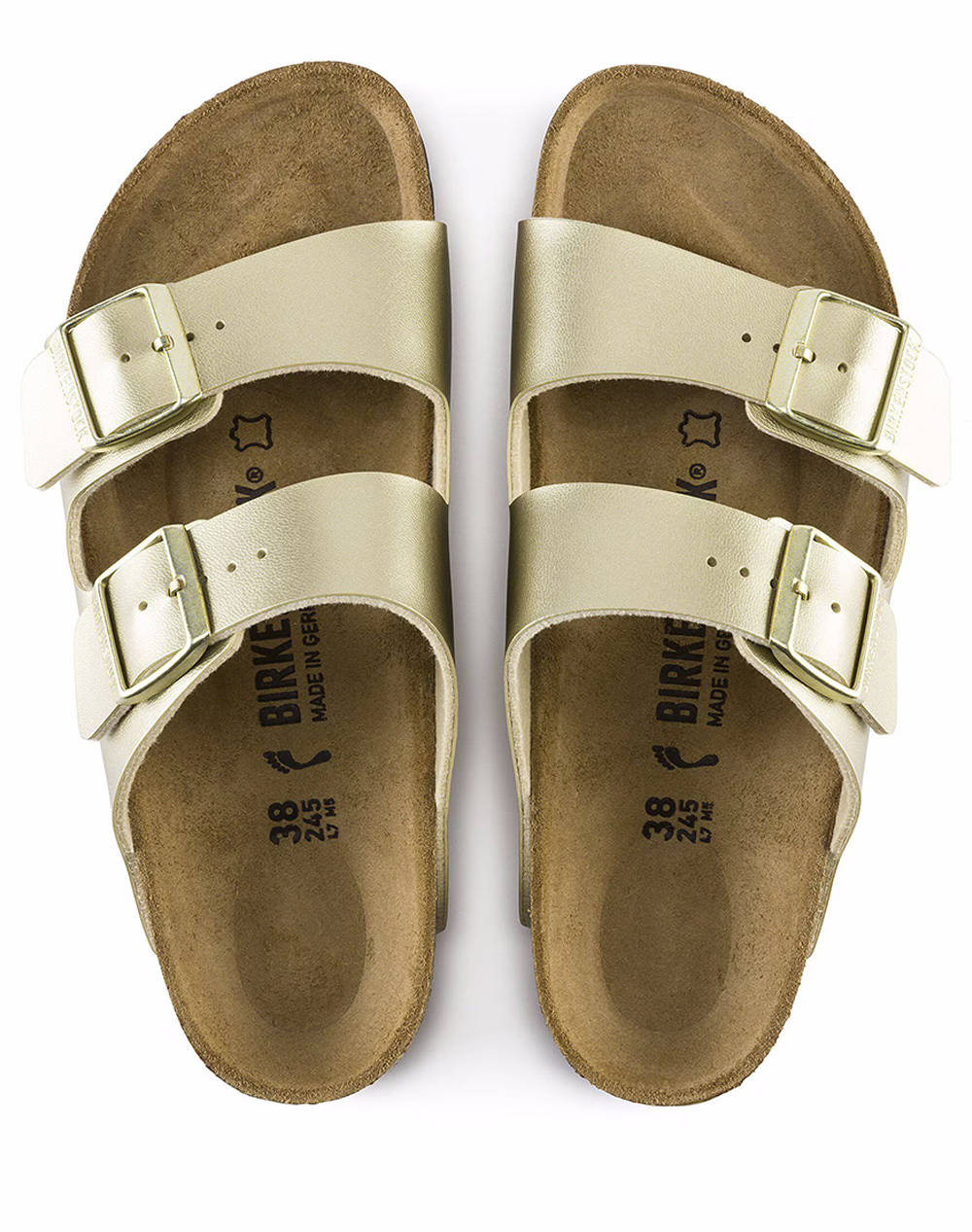 BIRKENSTOCK F25 SYNTHETICS ARIZONA BF GOLD 35 - 43 NARROW SEASONAL INCALTAMINTE DAMA