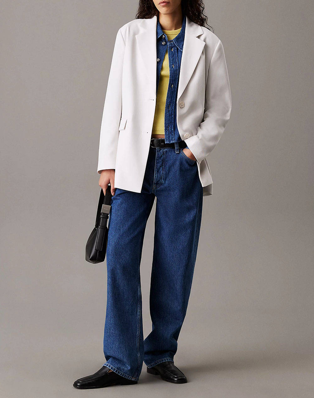 CALVIN KLEIN JEANS ECOVERO TAILORED BACK TIE BLAZER