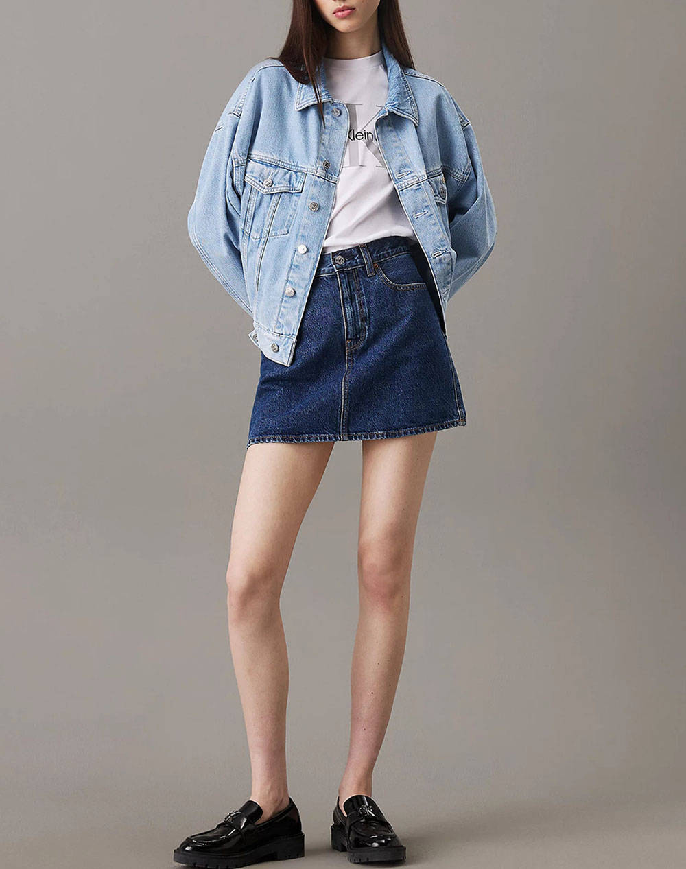 CALVIN KLEIN JEANS BOXY DENIM JACKET