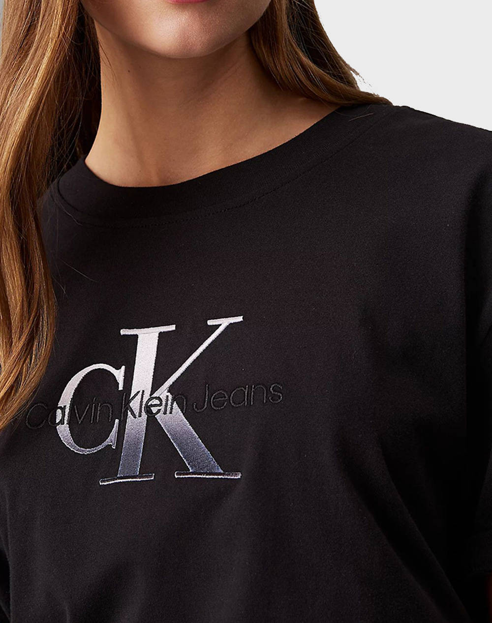 CALVIN KLEIN JEANS EMBROIDERED MONOLOGO TEE