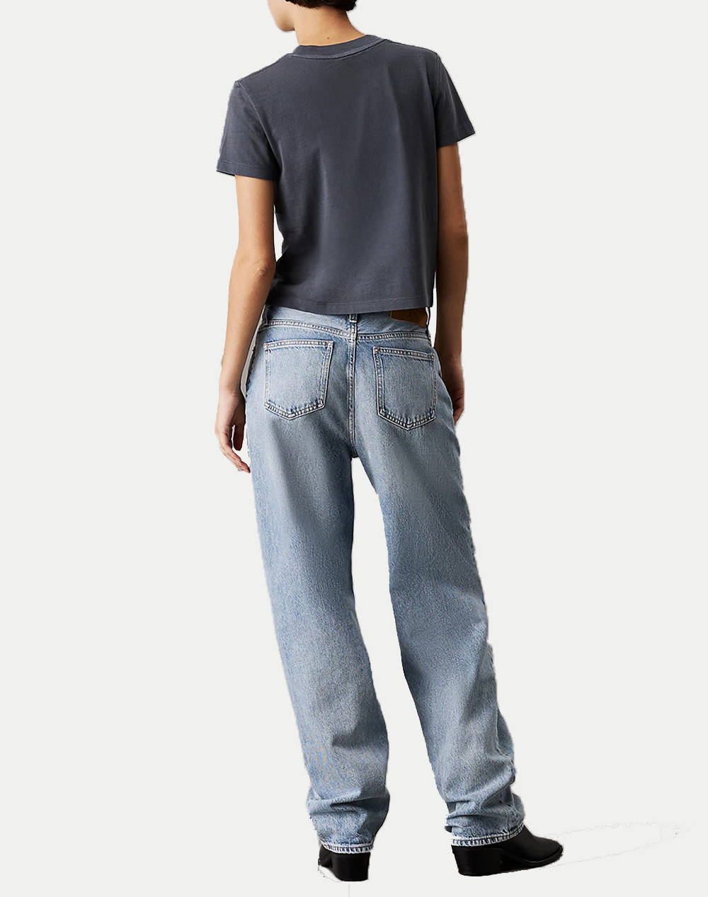 CALVIN KLEIN JEANS WASHED PUFF PRINT BABY TEE