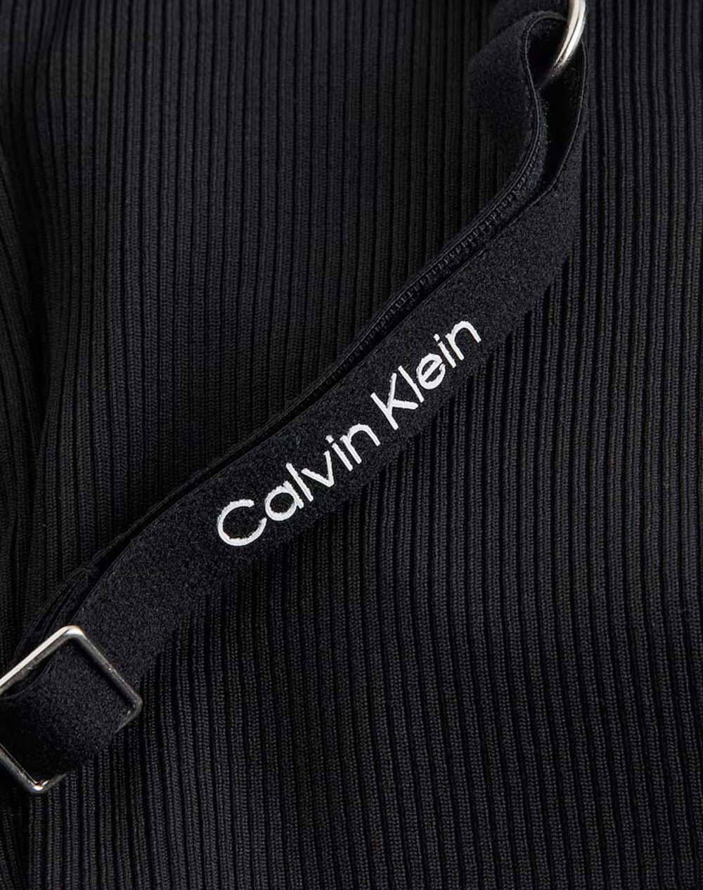 CALVIN KLEIN LOGO ELASTIC STRAPPY TOP