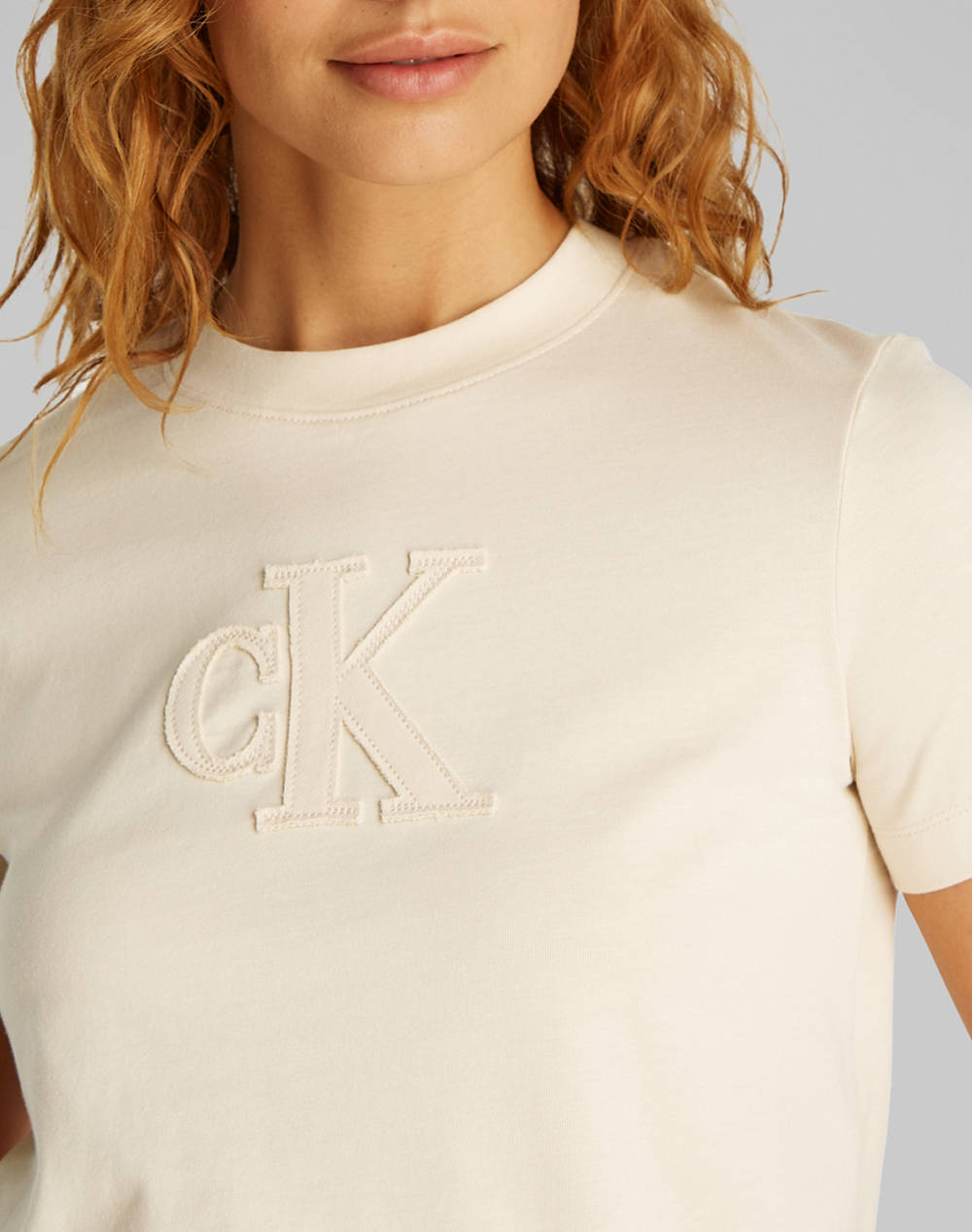CALVIN KLEIN JEANS CK APPLIQUE REGULAR TEE