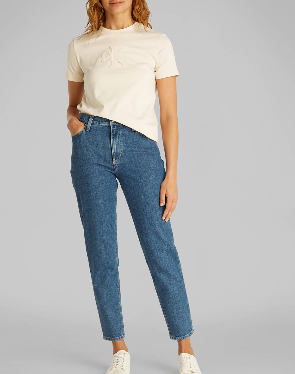 CALVIN KLEIN JEANS CK APPLIQUE REGULAR TEE