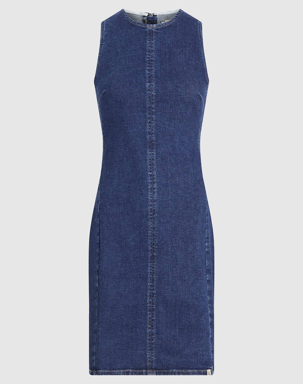 CALVIN KLEIN JEANS MINI COLUMN DENIM DRESS