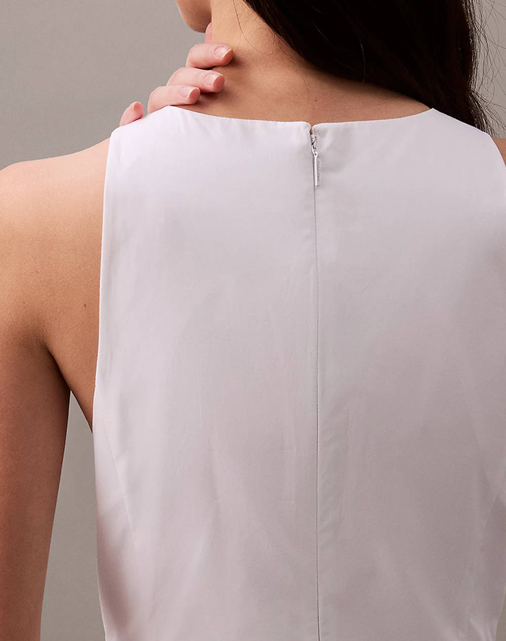 CALVIN KLEIN CO POPLIN SIMPLE CASUAL DRESS