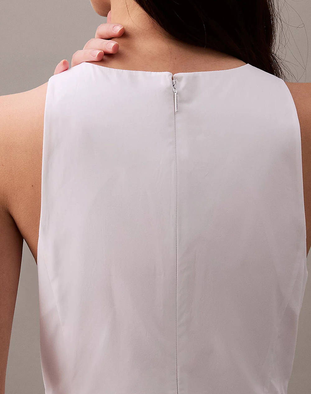 CALVIN KLEIN CO POPLIN SIMPLE CASUAL DRESS
