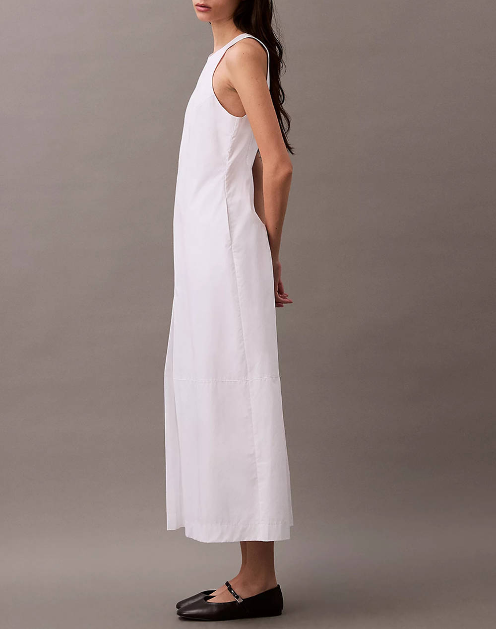 CALVIN KLEIN CO POPLIN SIMPLE CASUAL DRESS