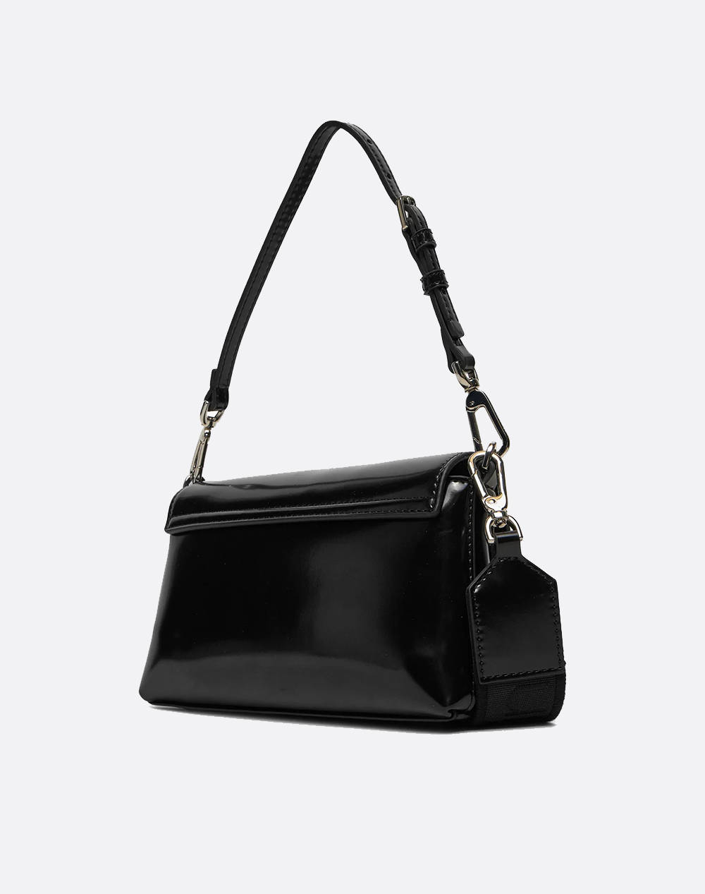 CALVIN KLEIN JEANS CK MUST DBL STRAP MINI BAG_SHINY (Dimensiuni: 20 x 11 x 5cm.)