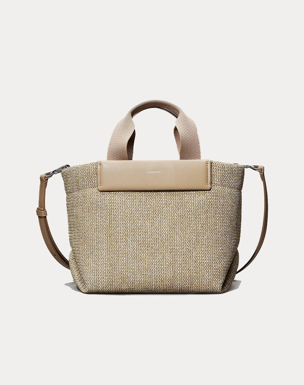 CALVIN KLEIN JEANS CK RAFFIA SMALL TOTE CROSSBODY (Dimensiuni: 22 x 38 x 16cm.)