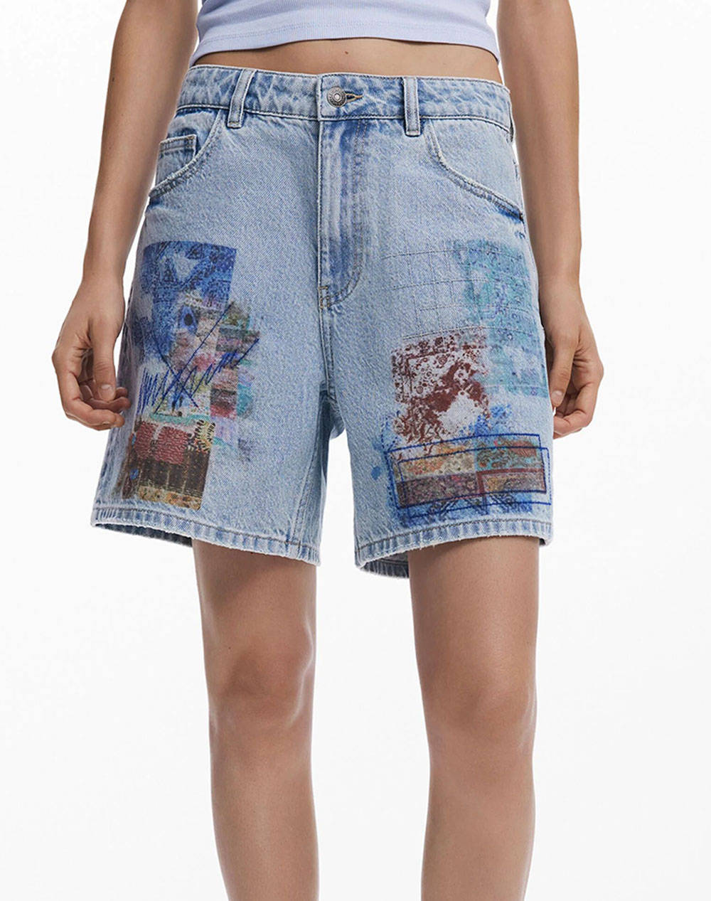 DESIGUAL D2 DENIM_INIDAN PANTALONI DE DAMA
