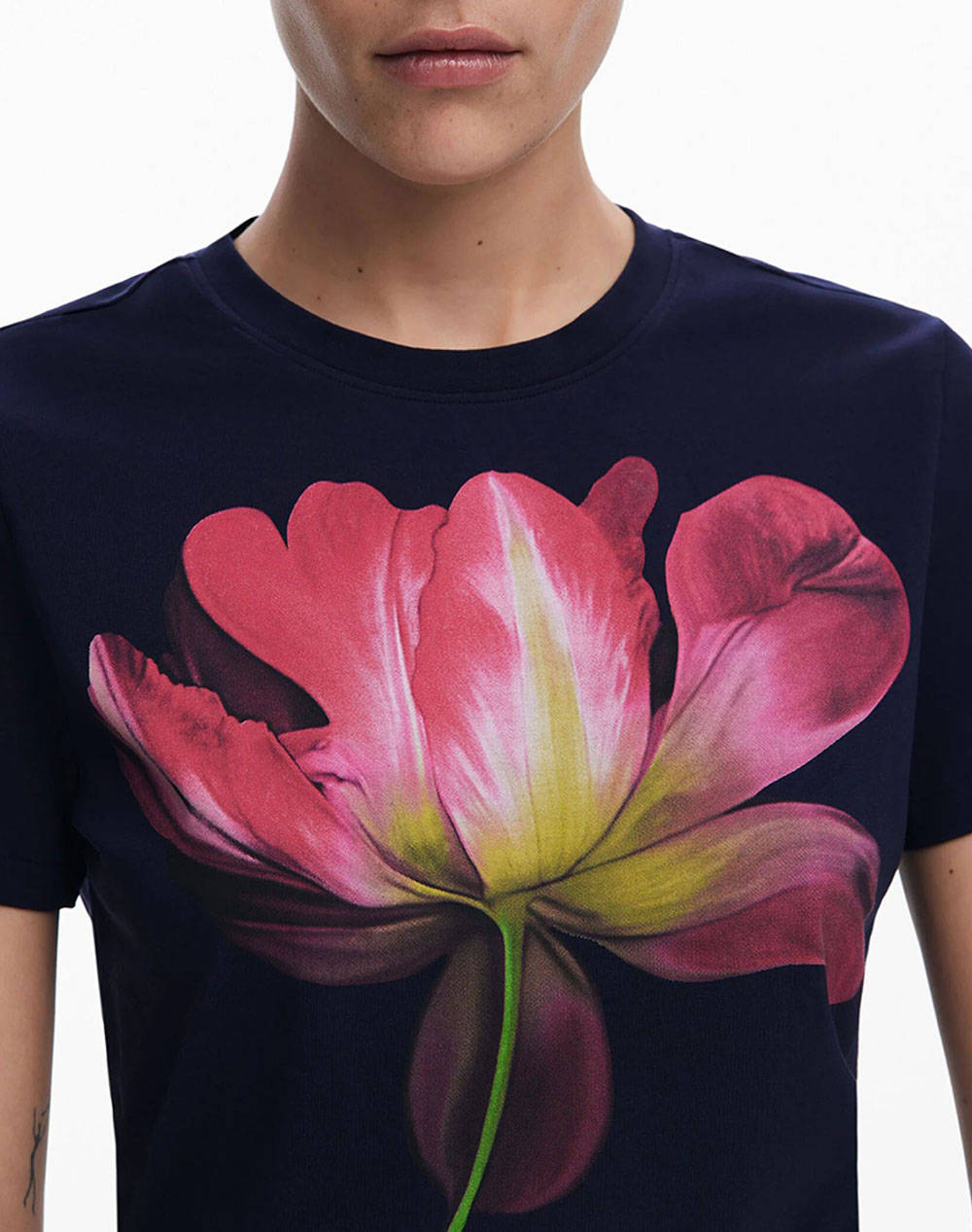 DESIGUAL D2 TS_PLATA BLUZA DE DAMA