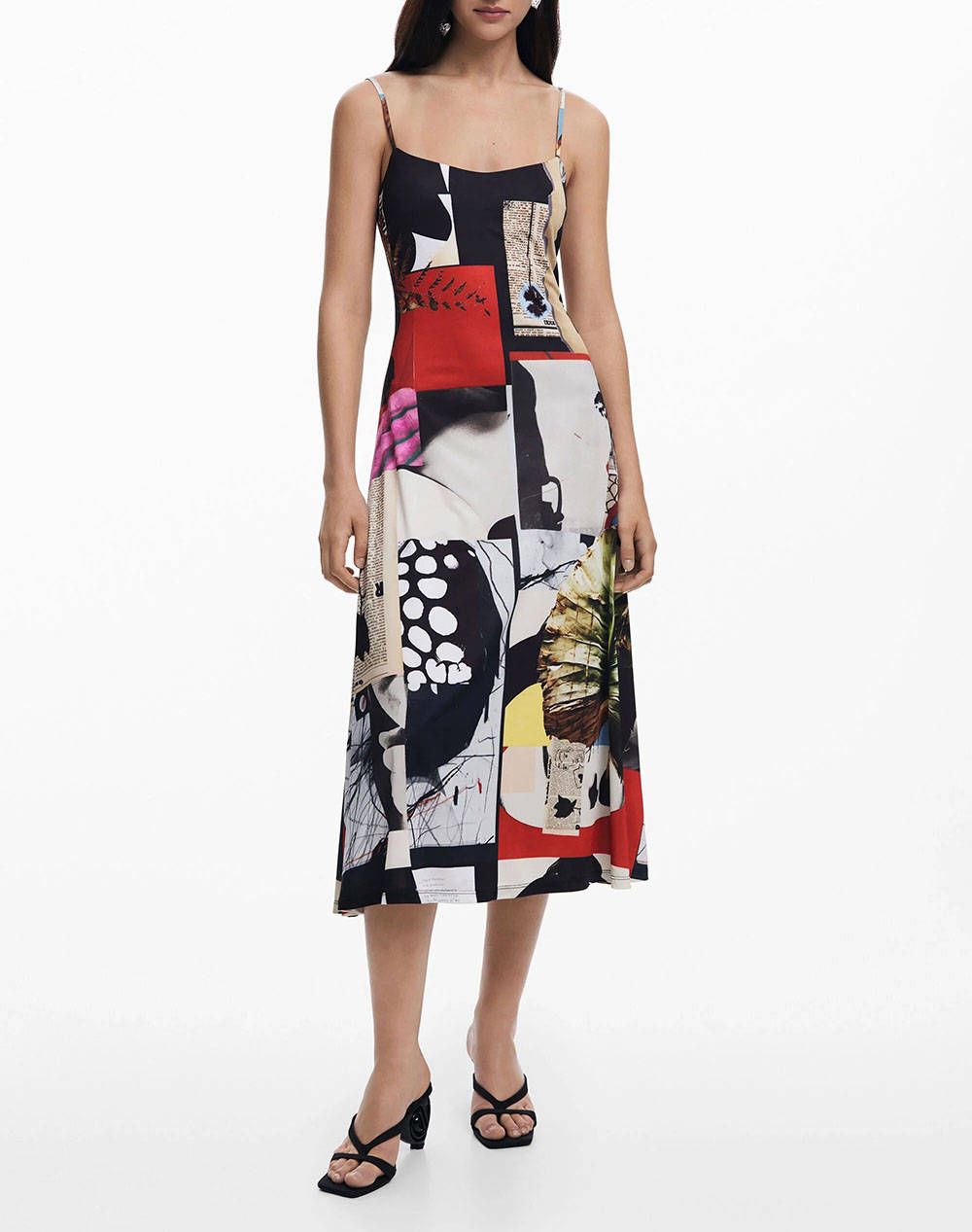 DESIGUAL D2 VEST_NEWSPAPER COL ROCHIE DE DAMA