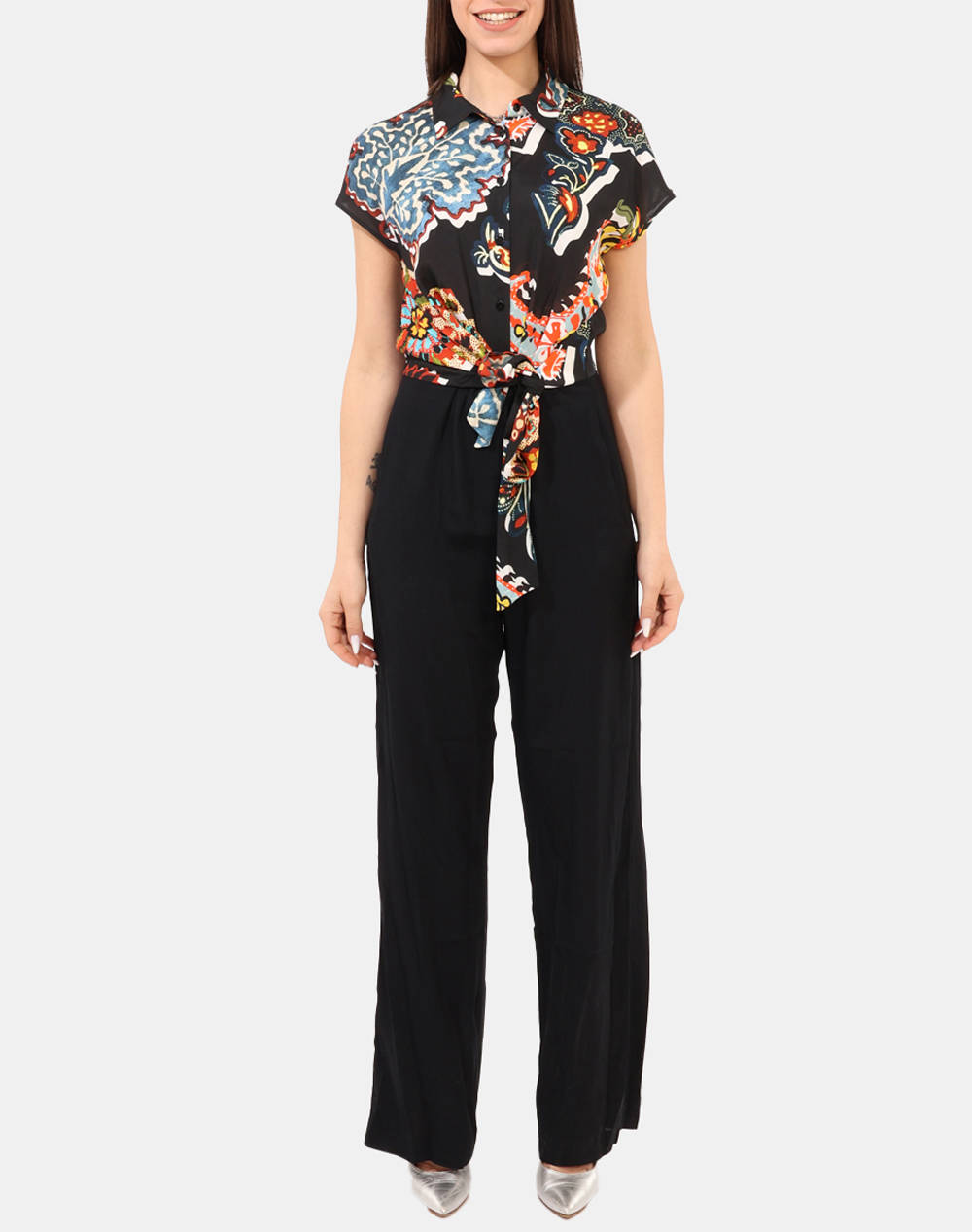 DESIGUAL D2 JUMPSUIT_PAISLEY_LACROIX PANTALONI DE DAMA