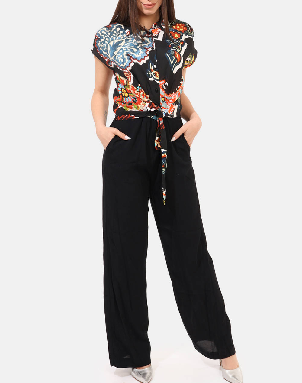 DESIGUAL D2 JUMPSUIT_PAISLEY_LACROIX PANTALONI DE DAMA