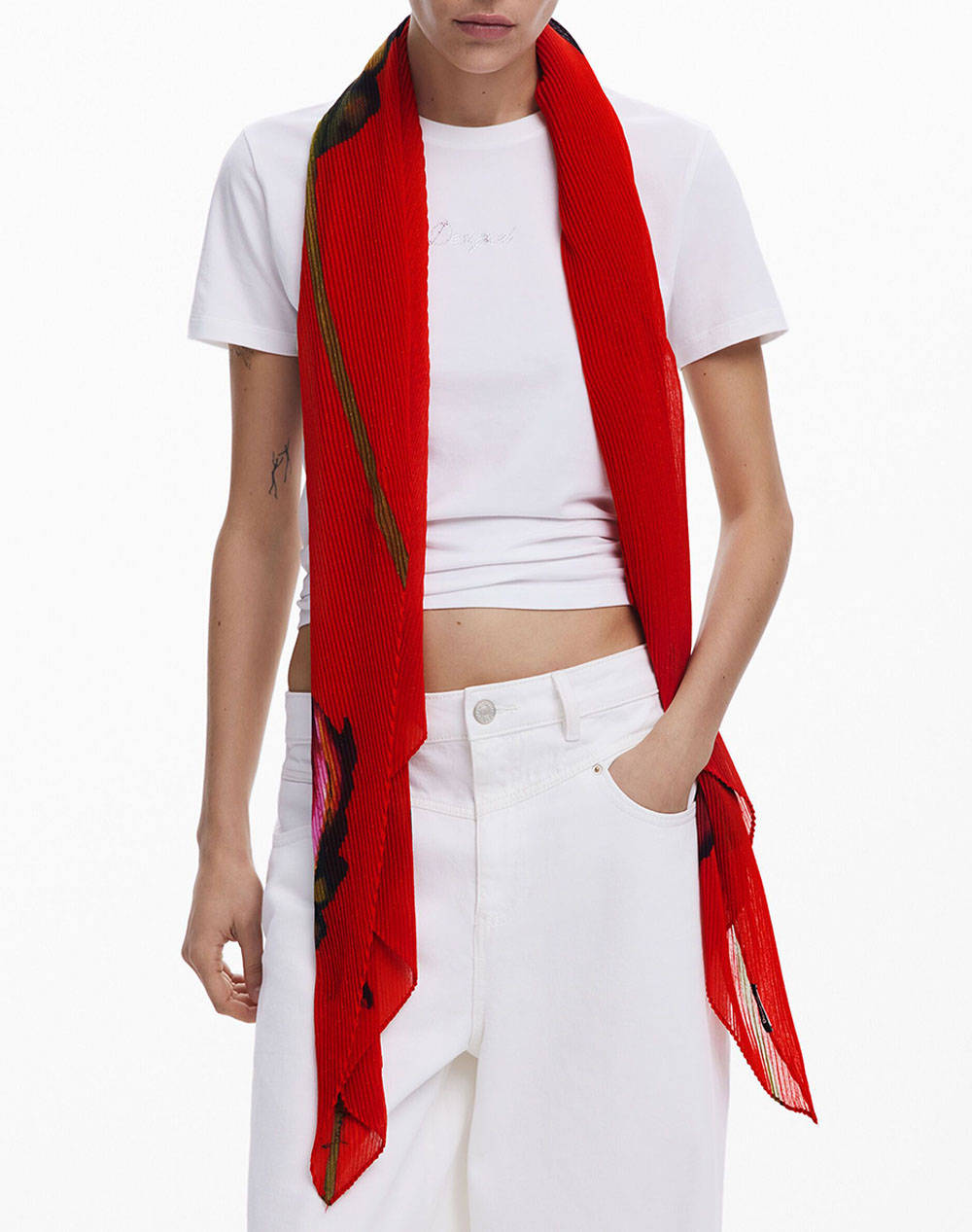 DESIGUAL D2 FOU_ BIG FIORE RECTANGL ACCESORIU DE DAMA