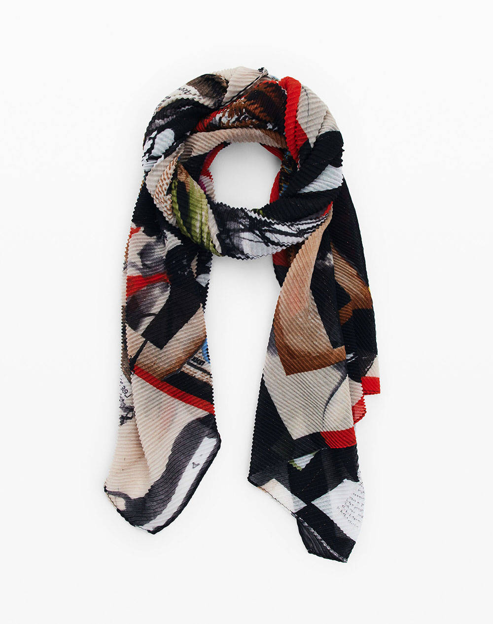 DESIGUAL D2 FOU_NEWSPAPER_LACRO ACCESORIU DE DAMA
