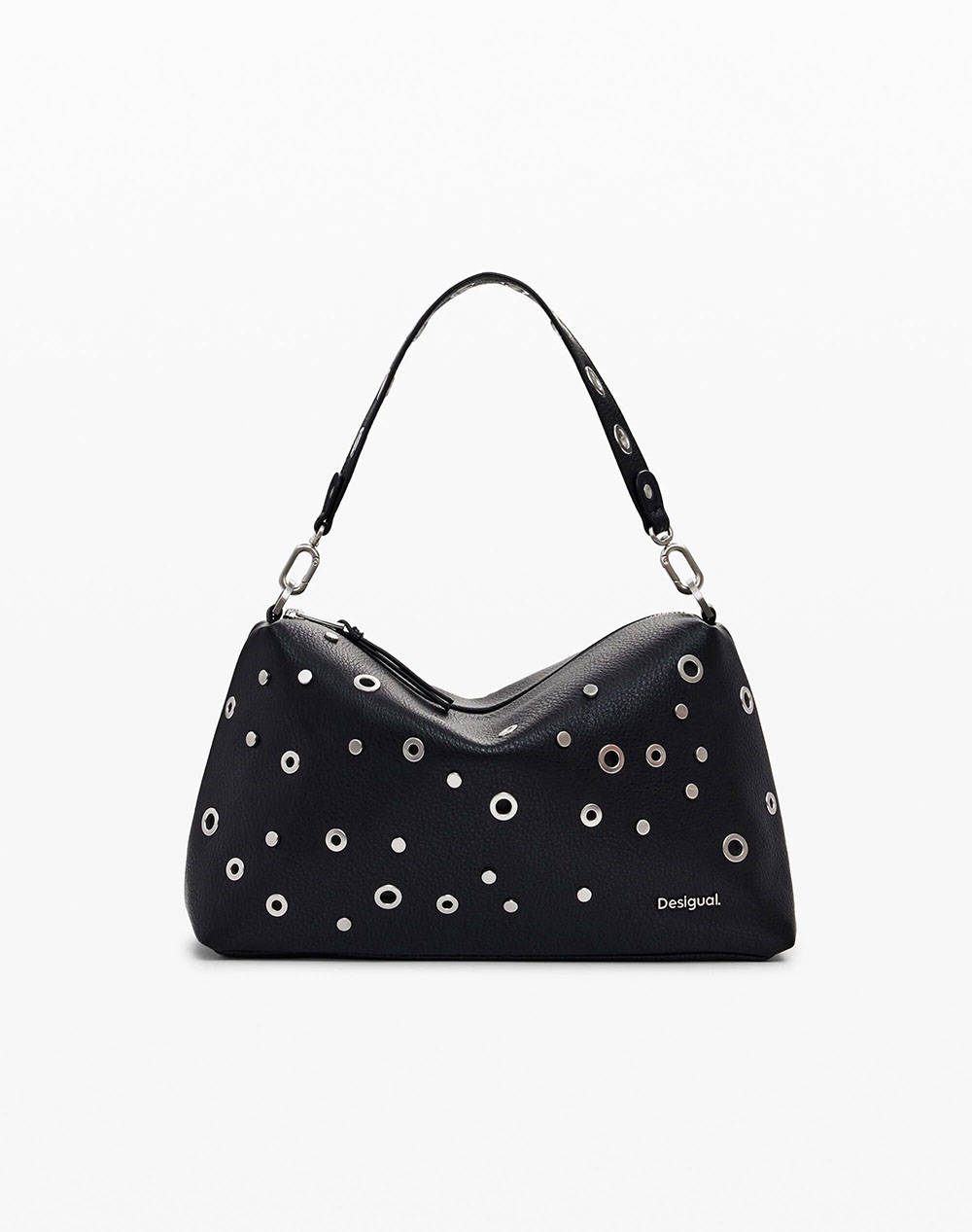 DESIGUAL D2 BAG_REBEL BERGAMO BLACK GEANTA DE DAMA (Dimensiuni: 30 x 17 x 11cm.)