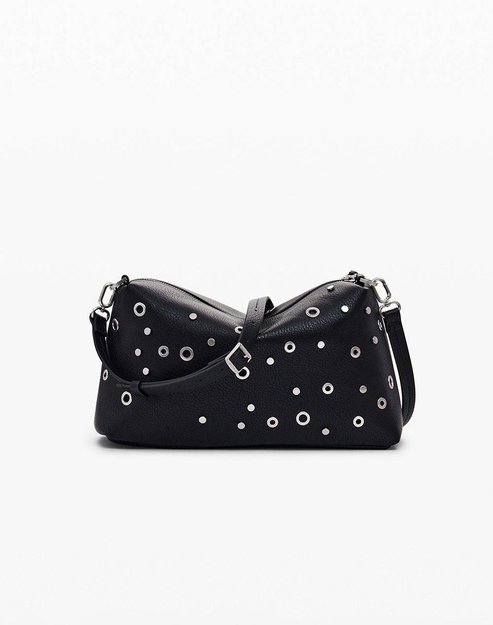 DESIGUAL D2 BAG_REBEL BERGAMO BLACK GEANTA DE DAMA (Dimensiuni: 30 x 17 x 11cm.)