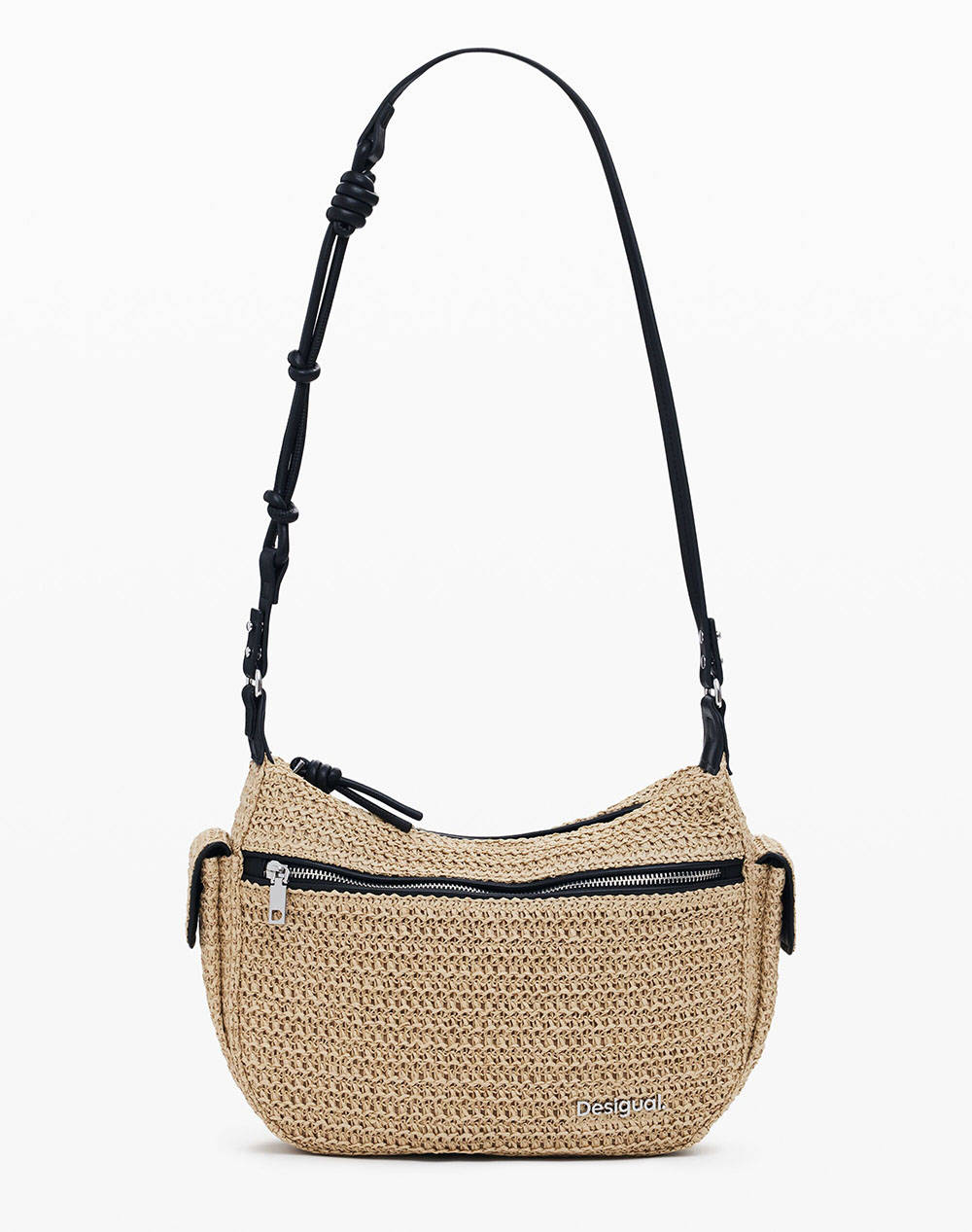 DESIGUAL D2 BAG_HALF LOGO RAFFIA AS GEANTA DE DAMA