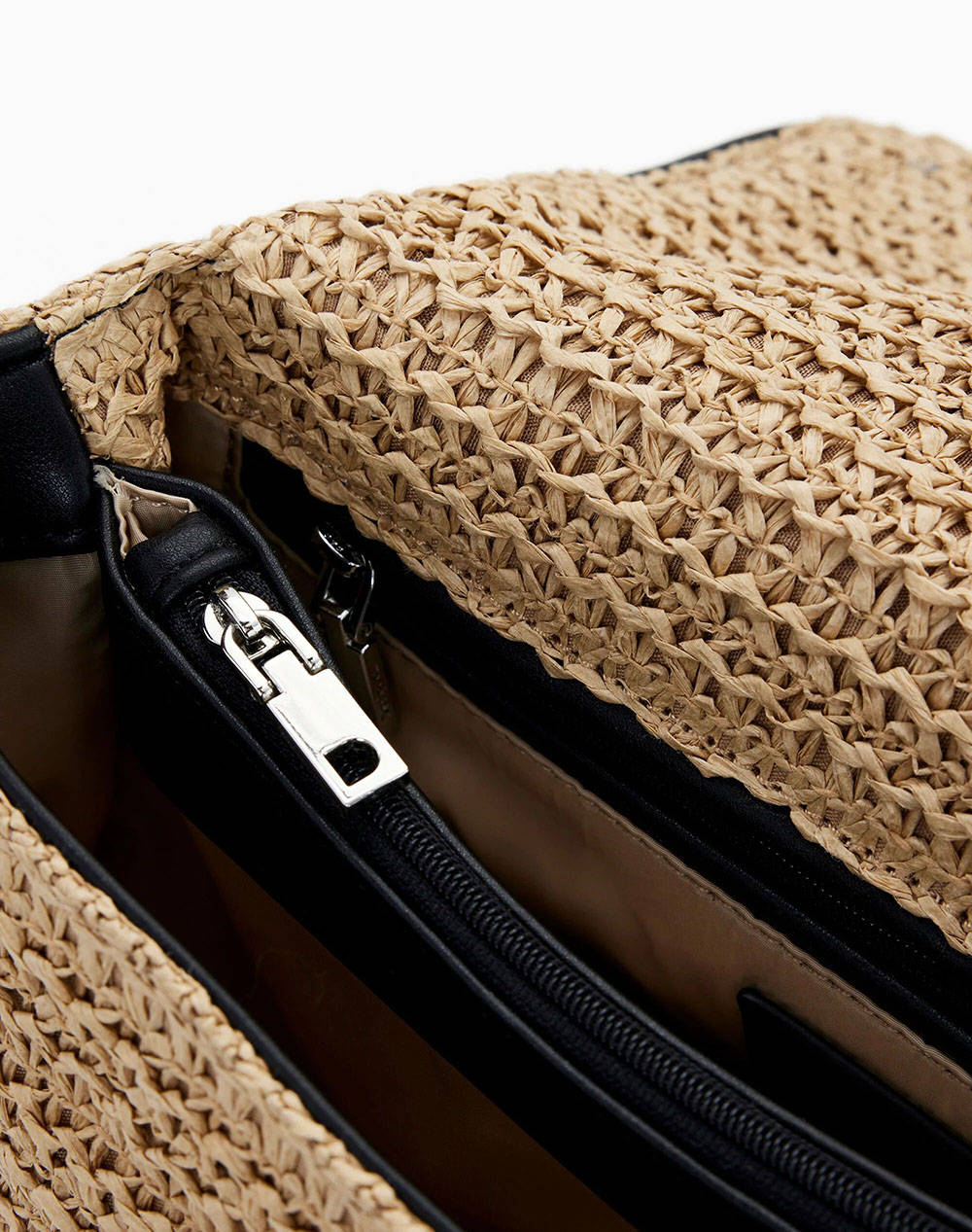 DESIGUAL D2 BACK_HALF LOGO RAFFIA H GEANTA DE DAMA (Dimensiuni: 27 x 29 x 11.5cm.)